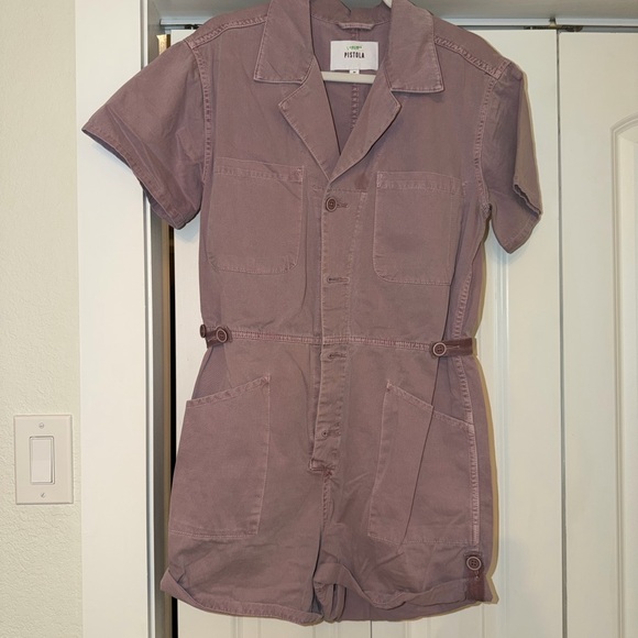 pistola Pants - Pistola Mauve Utility Romper